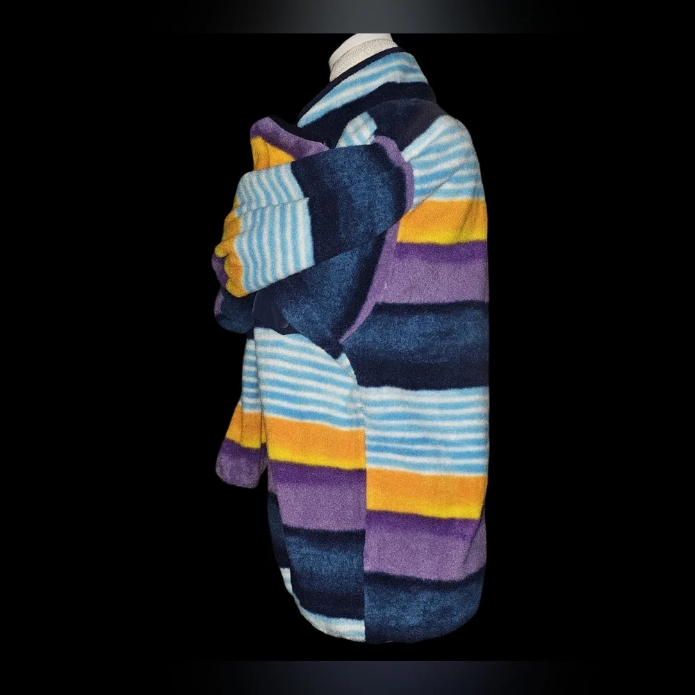 Patagonia Unisex Synchilla Snap-T Fleece Pullover 2016 Painted Fitz Stripe Sz XS - Picture 7 of 16